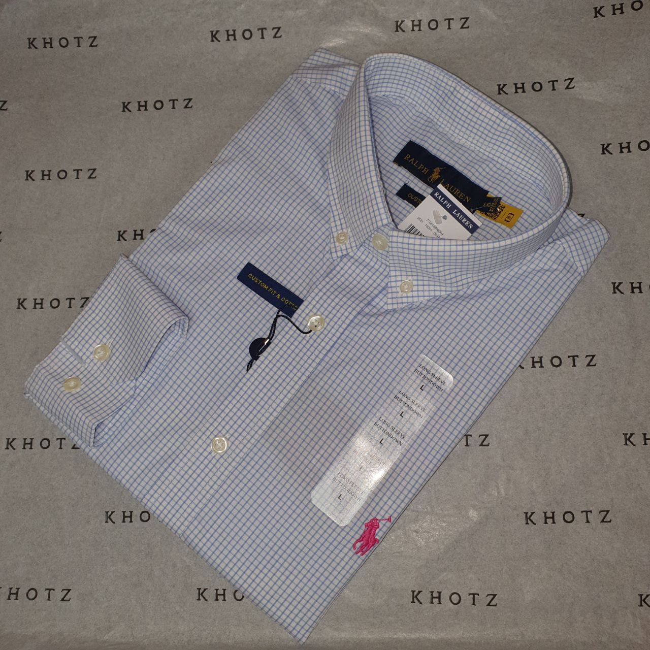 Camisa Ralph Lauren Masculina Xadrez Executivo Pony Rosa