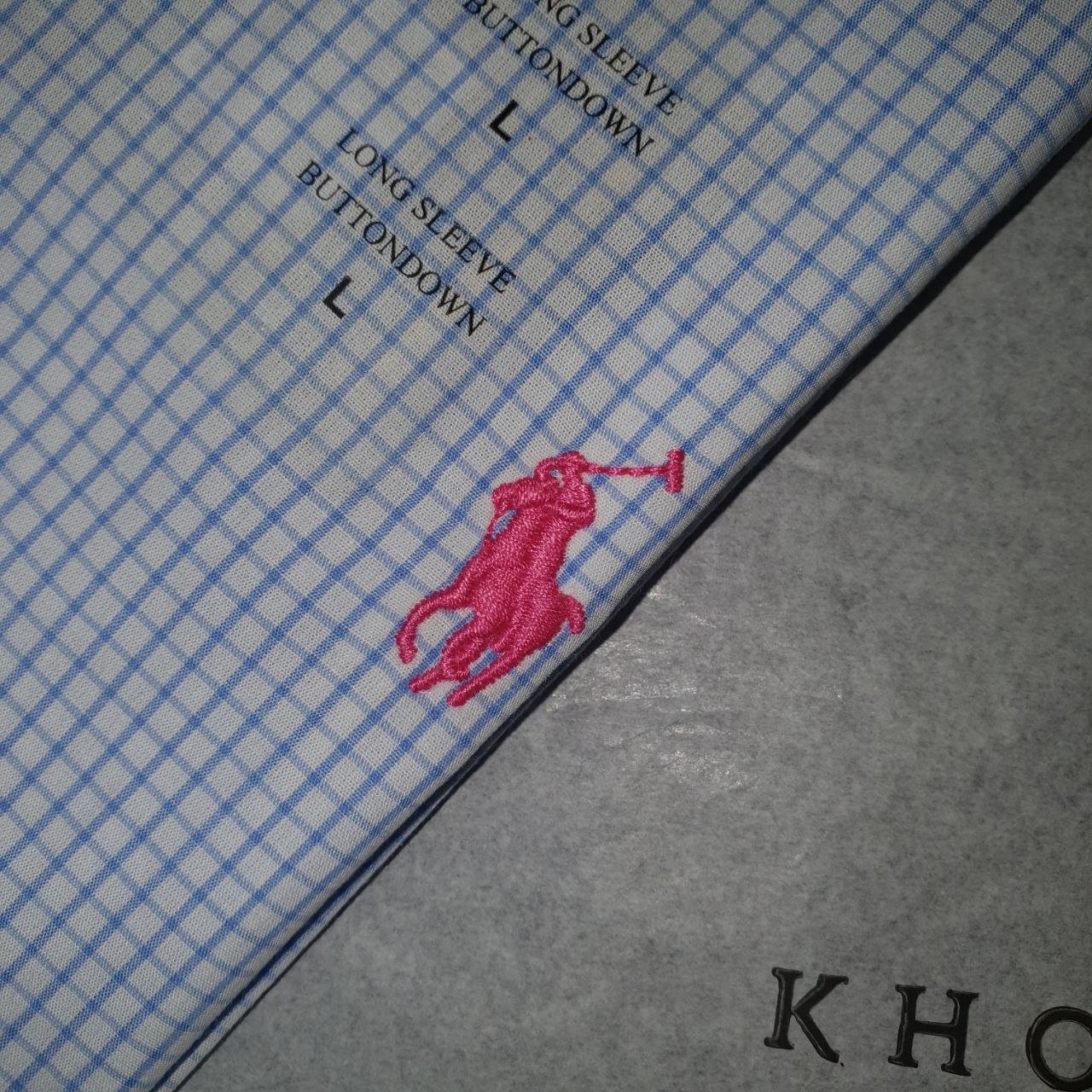 Camisa Ralph Lauren Masculina Xadrez Executivo Pony Rosa