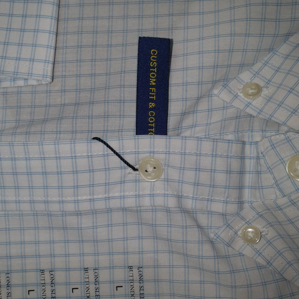 Camisa Ralph Lauren Masculina Xadrez Europeu Pony Azul Celeste