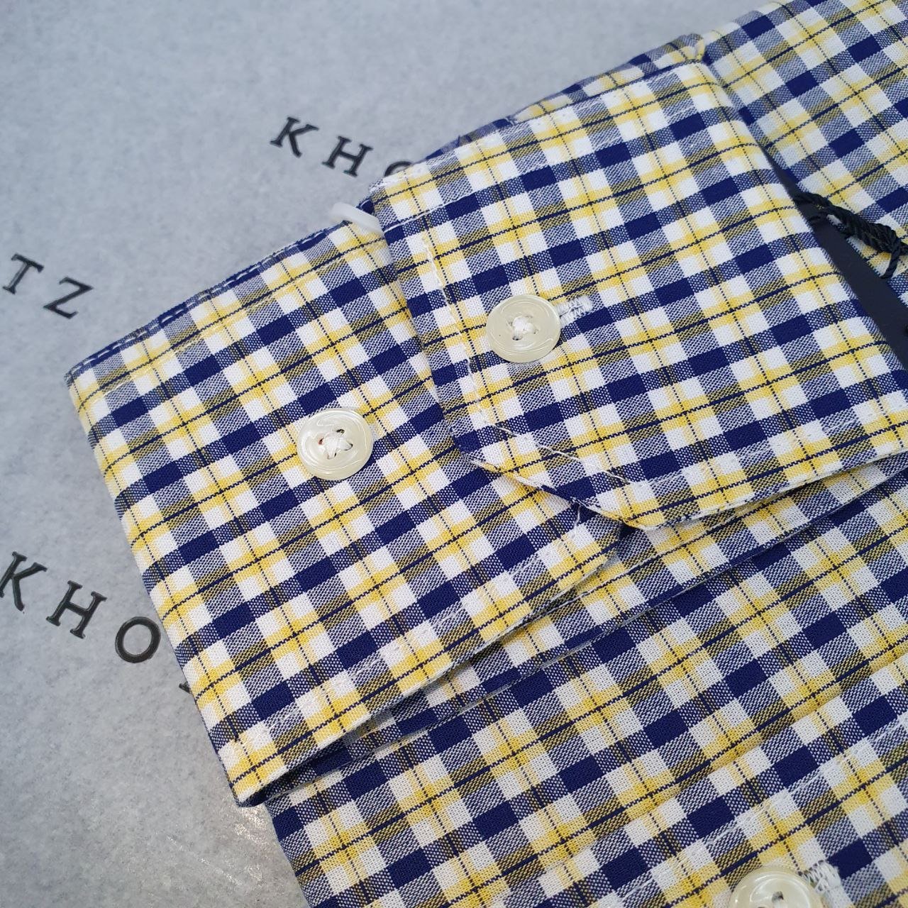 Camisa Ralph Lauren Masculina Xadrez Dourado Pony Vermelho