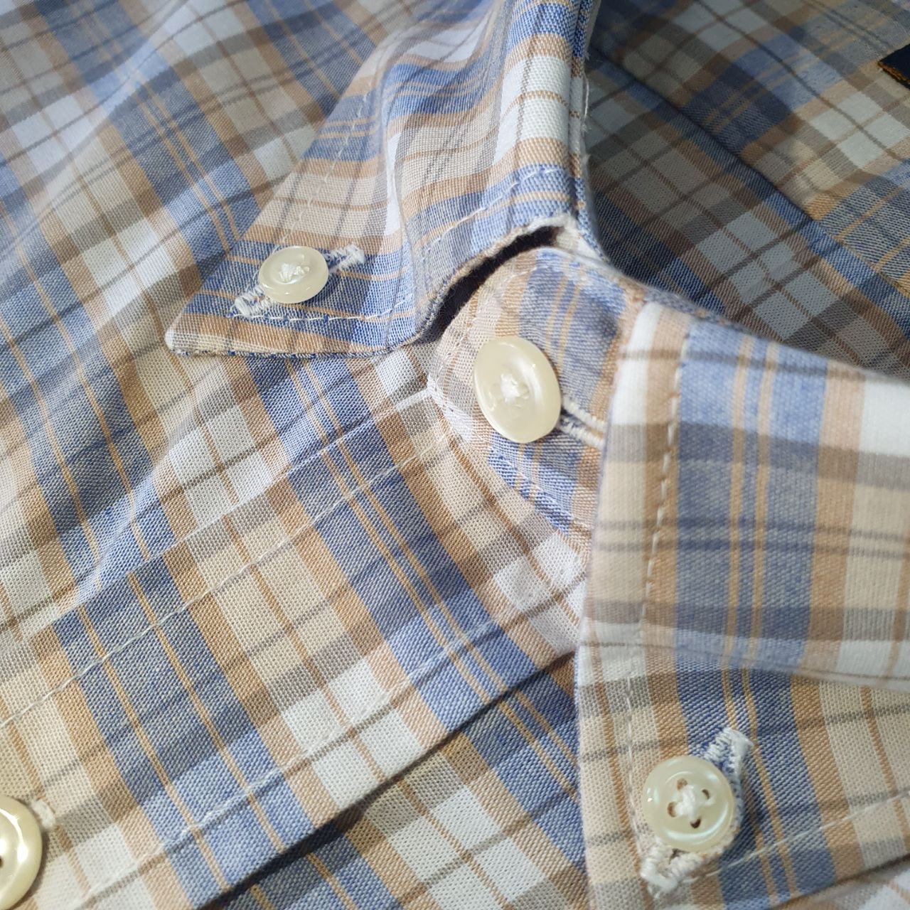 Camisa Ralph Lauren Masculina Xadrez Espaçado Caramelo Pony Preto