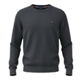 Suéter Tommy Hilfiger Masculino Preto Clássico Padrão da Marca