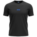 Camiseta Básica Hugo Boss Masculina Preta Logo Azul