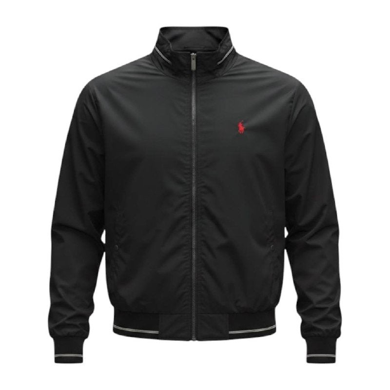 Jaqueta Ralph Lauren Masculina Bomber Preta Pony Vermelho