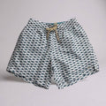 Shorts Praia Masculino Khotz Estampa Espinha de Peixe com Ponteiras em Metal