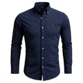 Camisa Ralph Lauren Masculina Xadrez Executivo Azul Naval Pony Vermelho