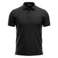Polo Ralph Lauren Masculina Preta Colarinho Italiano Monocromática