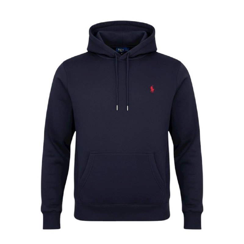 Moletom Ralph Lauren Masculino Azul Marinho Pony Vermelho