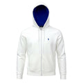 Moletom Zipper Ralph Lauren Masculino Branco Pony Azul