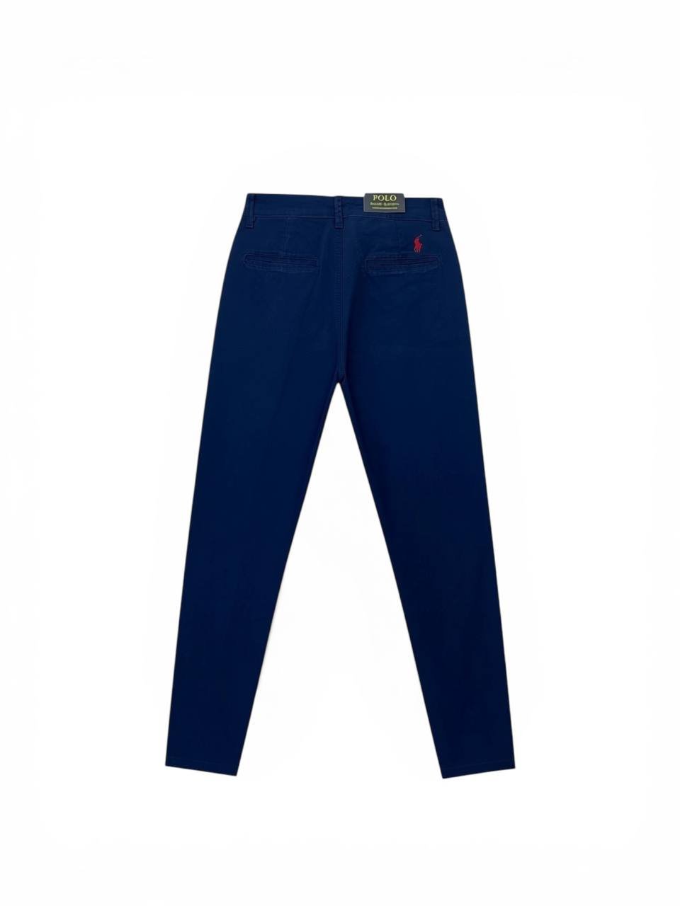 Calça Sarja Ralph Lauren Masculina Clássica Americana – Marinho com Pony Vermelho