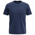 Camiseta Básica Masculina Supima Siliconada Ralph Lauren Marinho Monocromática