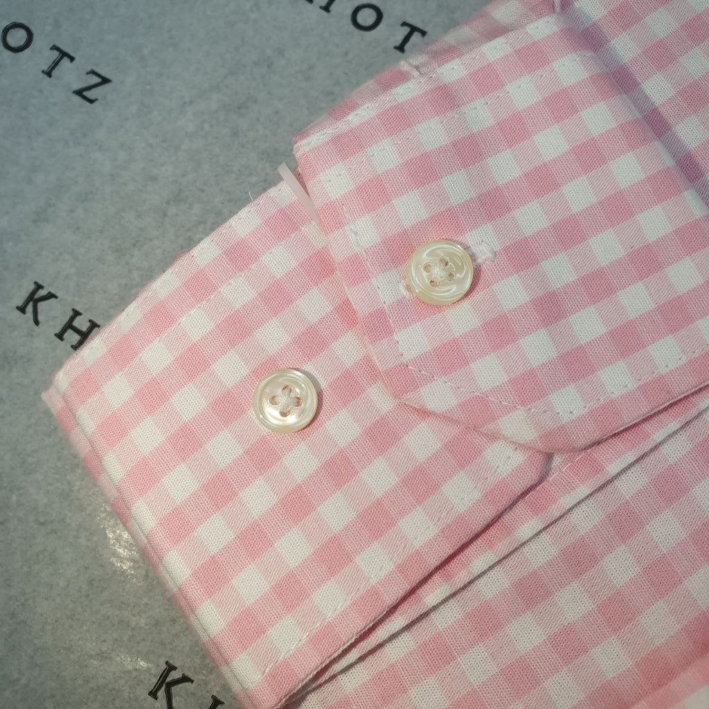 Camisa Ralph Lauren Masculina Xadrez Rosa Pony Azul Bebê