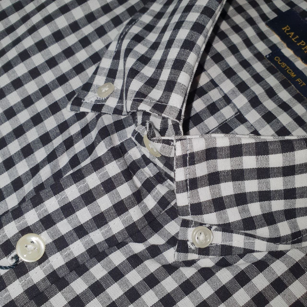 Camisa Ralph Lauren Masculina Xadrez Preto Pony Amarelo