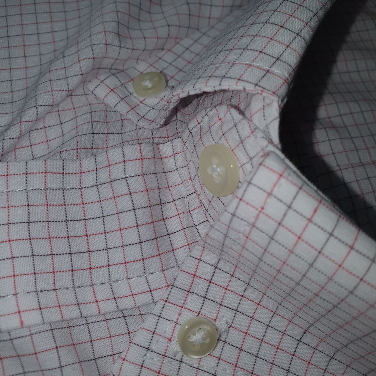Camisa Ralph Lauren Masculina Xadrez Minimalista Executivo Pony Vermelho