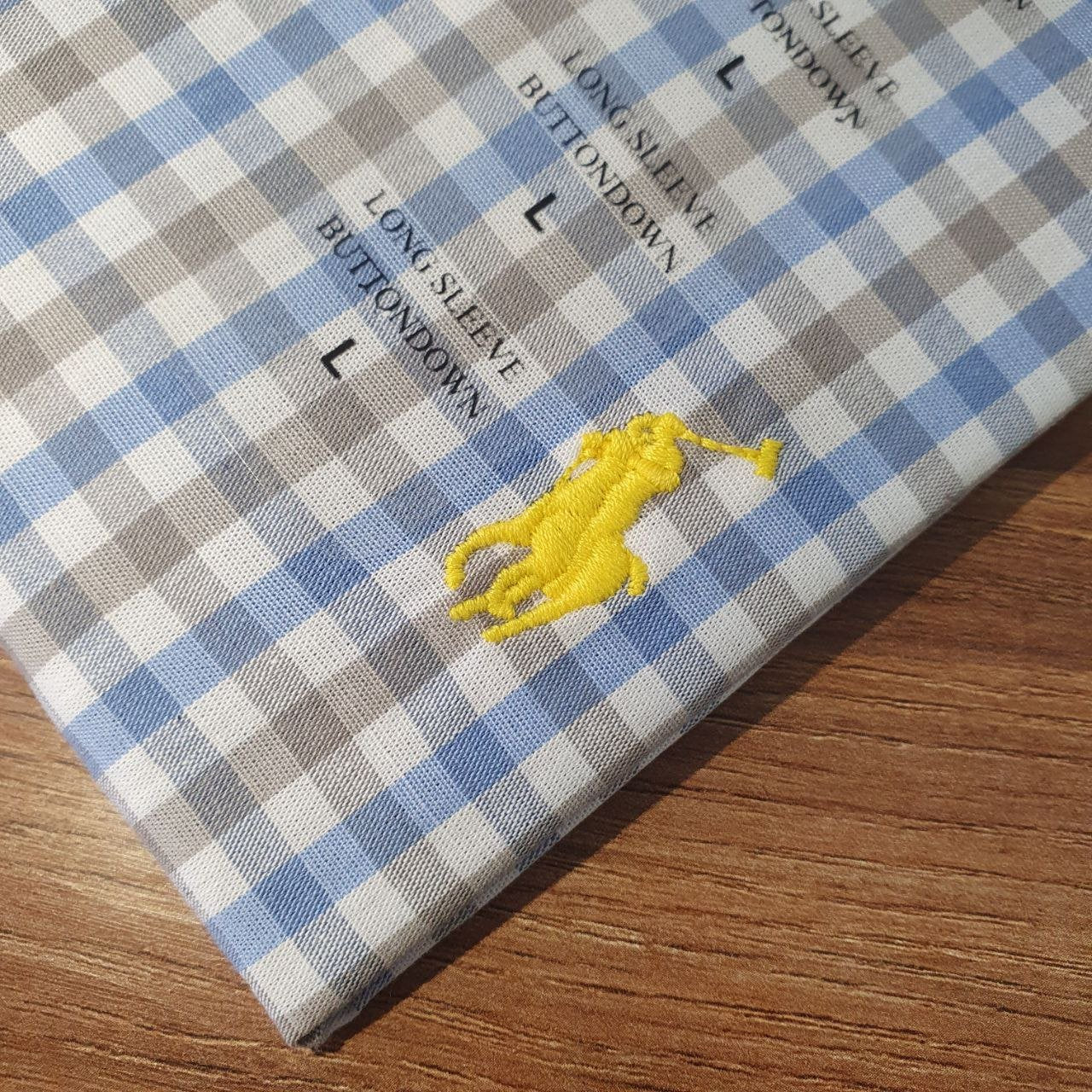 Camisa Ralph Lauren Masculina Xadrez Verão Pony Amarelo
