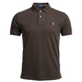 Polo Ralph Lauren Masculina Marrom Escuro Pony Colorido