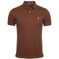 Polo Ralph Lauren Masculina Caramelo Escuro Pony Creme
