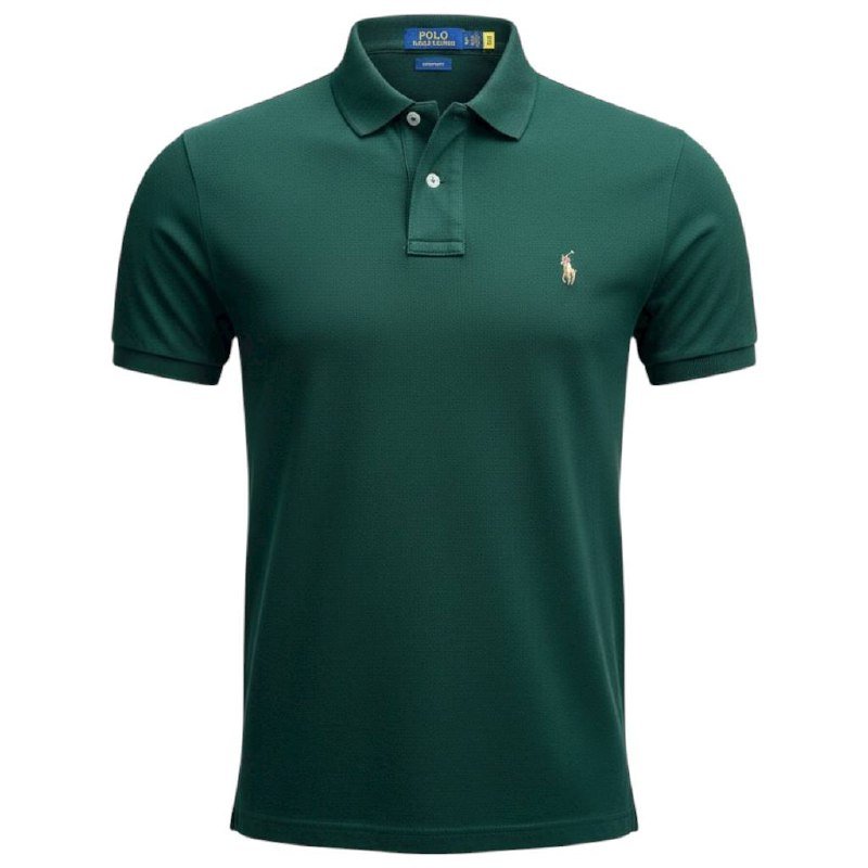 Polo Ralph Lauren Masculina Verde Floresta Pony Colorido