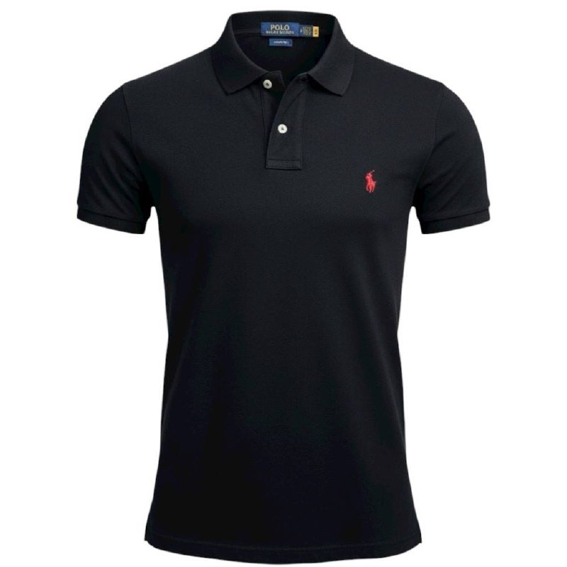 Polo Ralph Lauren Masculina Preta Pony Vermelho