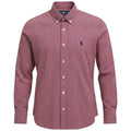 Camisa Ralph Lauren Masculina Micro Xadrez Pitaya Pony Preto
