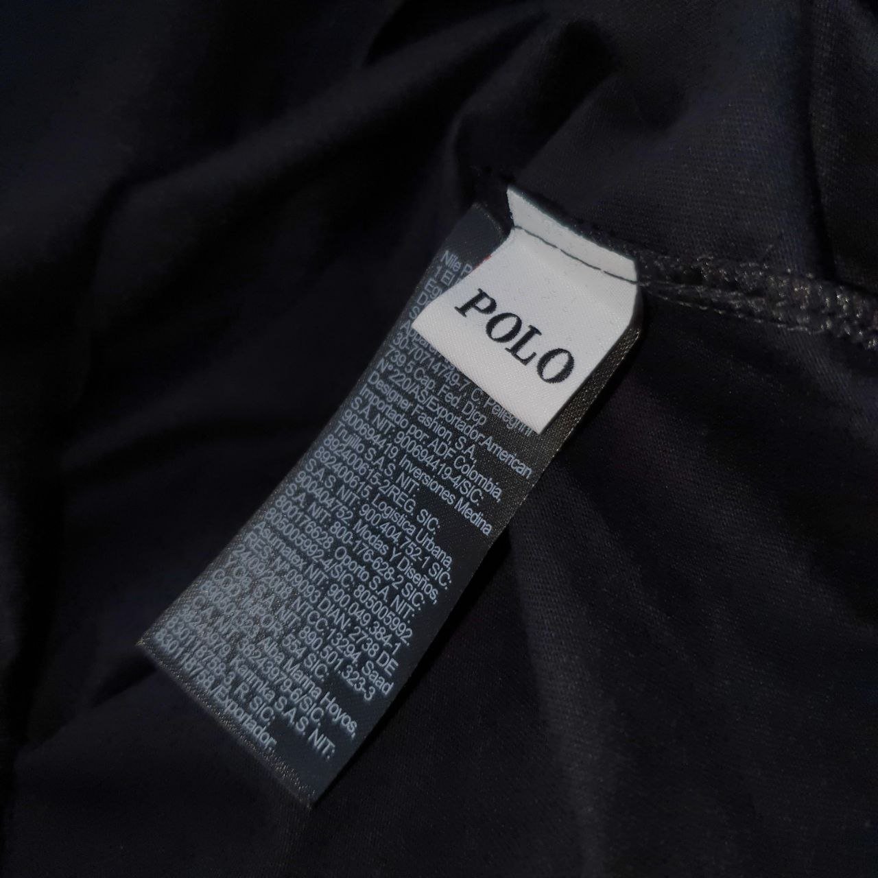 Camiseta Básica Ralph Lauren Masculina Preta Pony Azul