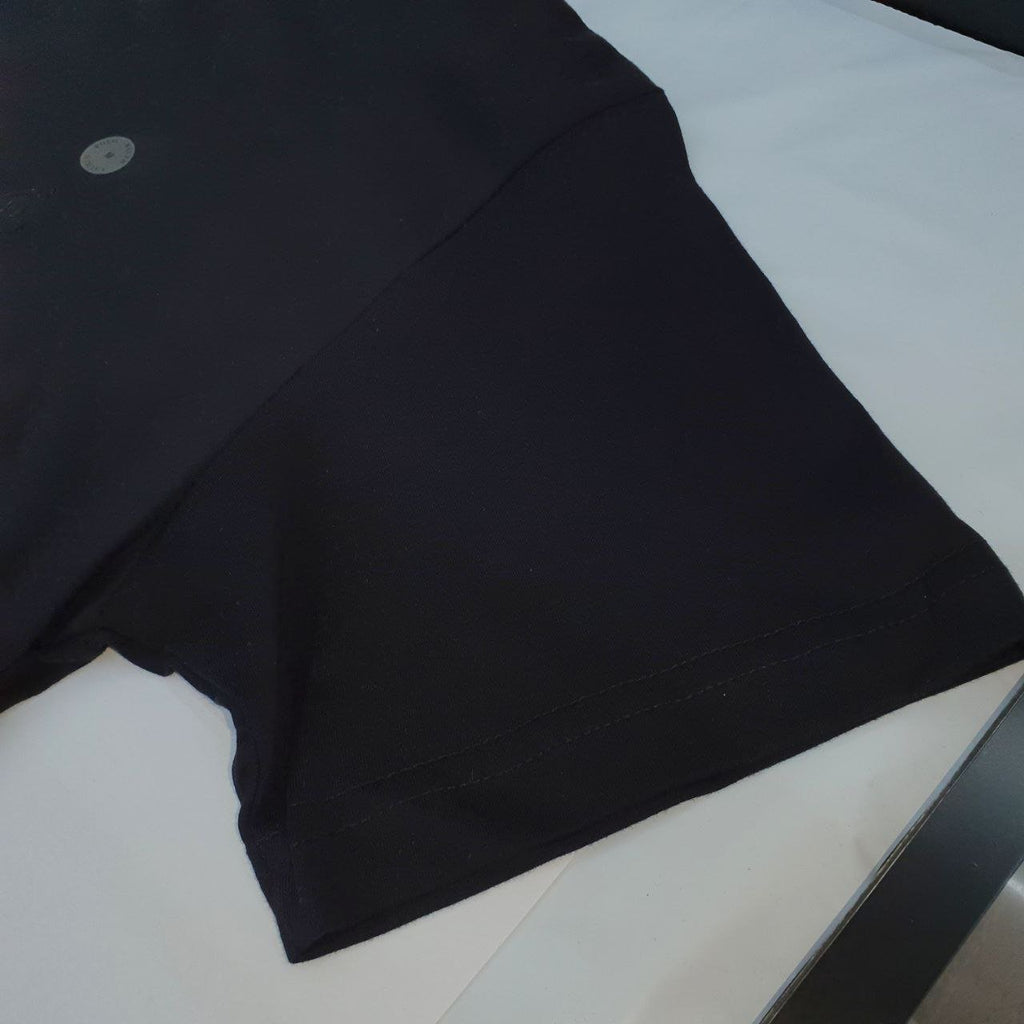 Camiseta Básica Ralph Lauren Masculina Preta Pony Monocromático