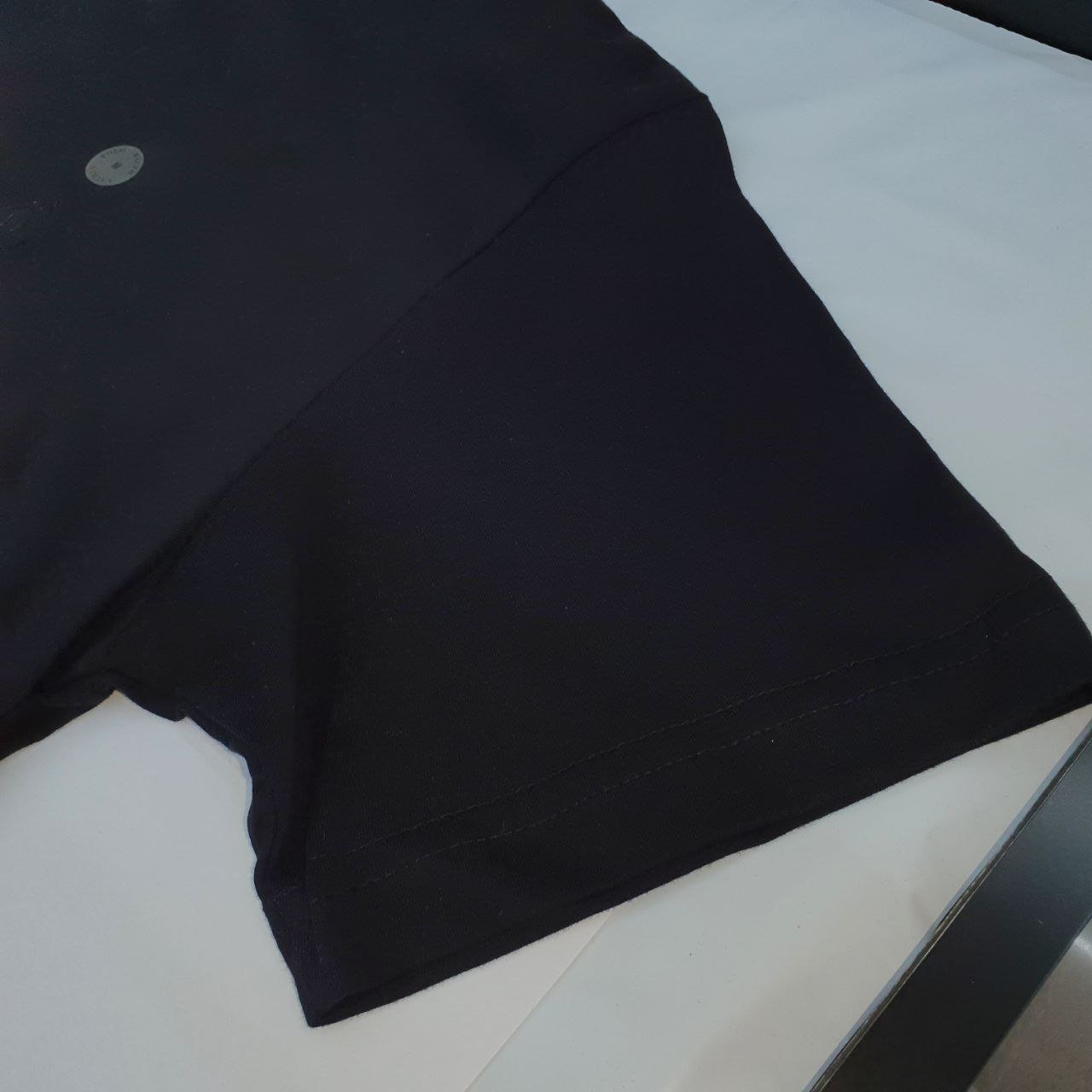 Camiseta Básica Ralph Lauren Masculina Preta Pony Monocromático