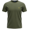 Camiseta Básica Ralph Lauren Masculina Verde Pony Limão