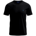 Camiseta Básica Ralph Lauren Masculina Preta Pony Azul
