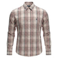 Camisa Ralph Lauren Masculina Xadrez Listras Marrom Maravalha Pony Preto