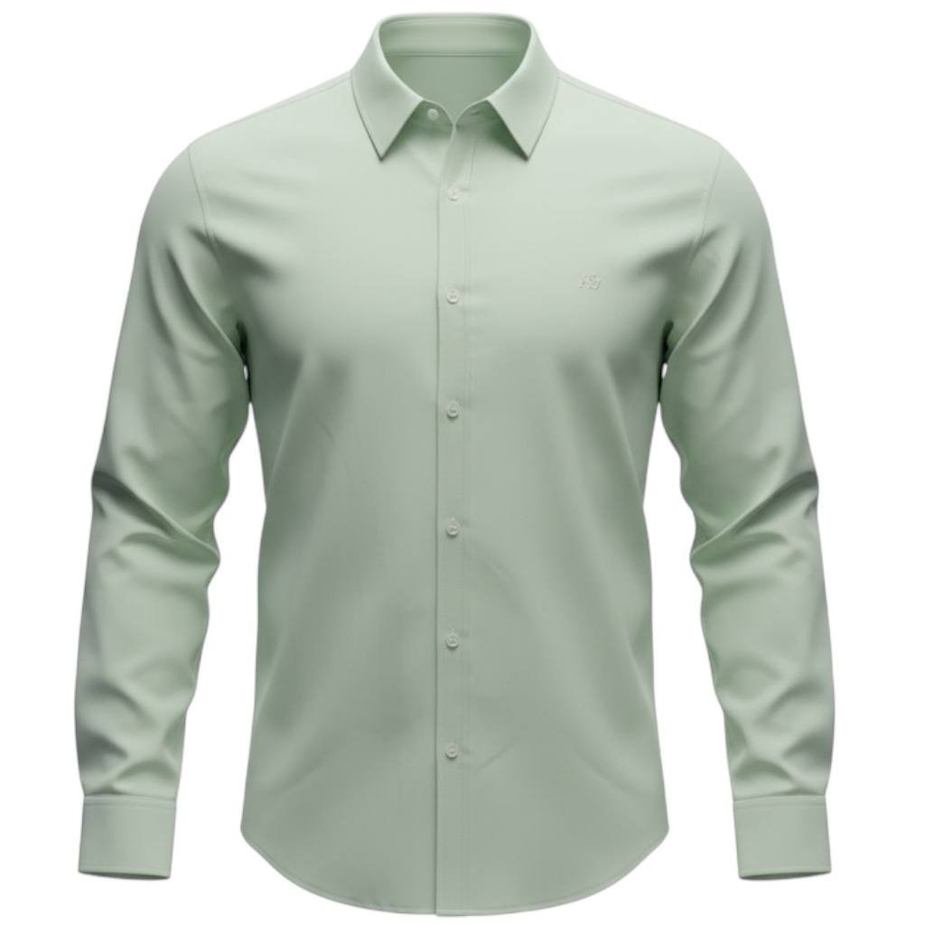 Camisa Ralph Lauren Masculina Oxford Fino Aeropostale Verde Água