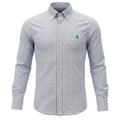 Camisa Ralph Lauren Masculina Xadrez Executivo Pony Verde