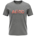 Camiseta Aeropostale Masculina Chumbo Mescla Logo Clássico