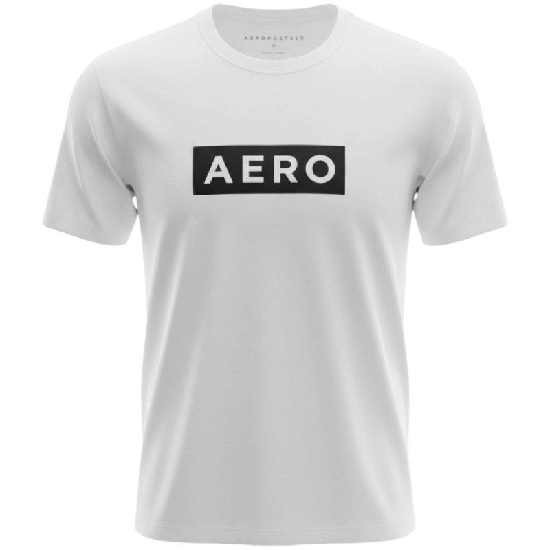 Camiseta Aeropostale Masculina Branca Estampa Clássica