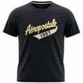 Camiseta Aeropostale Masculina Preta Estampa Alto Relevo