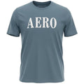 Camiseta Aeropostale Masculina Azul Cinzento Estampa Branca