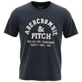 Camiseta Abercrombie Masculina Petróleo Estampa Letreiro