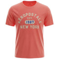 Camiseta Aeropostale Masculina EST 1987 cor Salmão