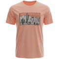 Camiseta Aeropostale Masculina Salmão Estampa Cactus