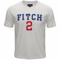 Camiseta Abercrombie Masculina Branca Estampa Fitch