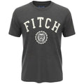 Camiseta Abercrombie Masculina Chumbo Estampa Fitch