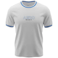 Camiseta Aeropostale Masculina Branca Detalhe na Gola Estampa Clássica