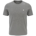 Camiseta Básica Aeropostale Masculina Cinza Mescla Logo Clássico