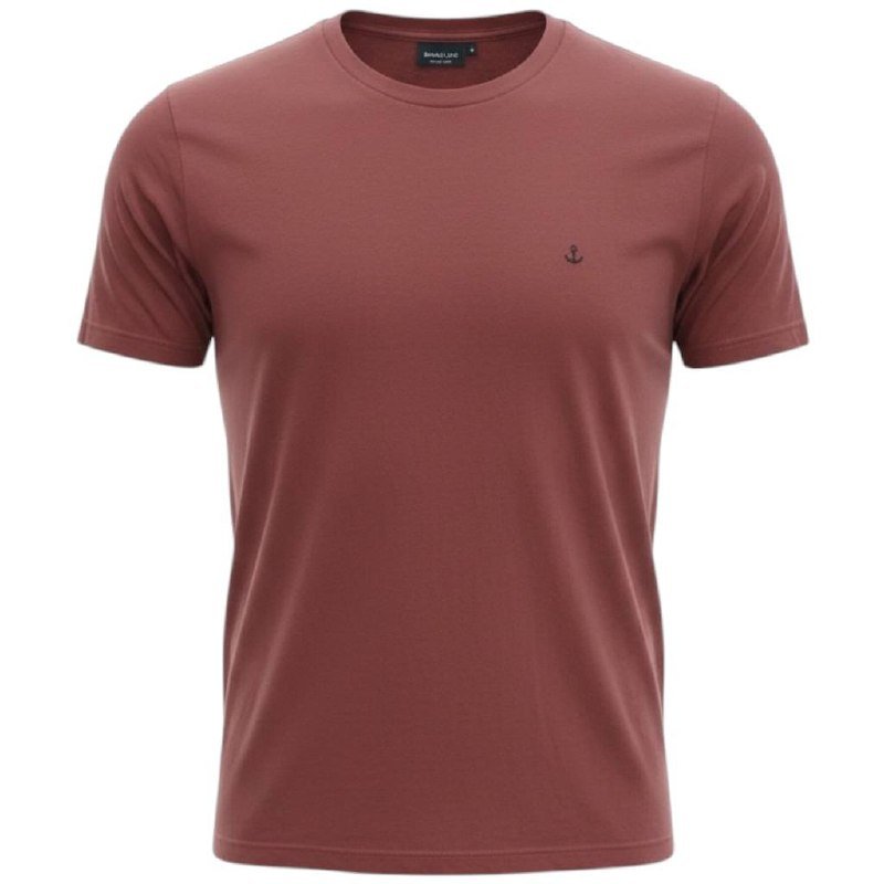 Camiseta Básica king&Joe Masculina Telha Logo Preto