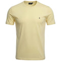 Camiseta Básica king&Joe Masculina Amarela Logo Preto
