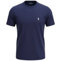 Camiseta Básica Ralph Lauren Masculina Azul Marinho Pony Rosê