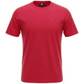 Camiseta Básica Tommy Hilfiger Masculina Vermelha Clássica