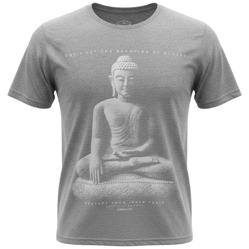 Camiseta King&Joe Masculina Cinza Estampa Tailândia
