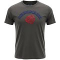 Camiseta Abercrombie Masculina Chumbo Estampa Índio Colorado