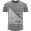 Camiseta Básica King&Joe Masculina Cinza Estampa Comece Agora